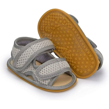 Baby Boys Girls 2 Straps Summer Dress Sandals Infant Shoes Soft Sole Breathable First Walker Newborn Shoes