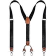 thumbnail image 1 of Bretelles pour Hommes 4 Clips Dos Nageur 2.5cm Large Élastique Réglable Bretelles Durables Clips Métalliques Solides, 1 of 1