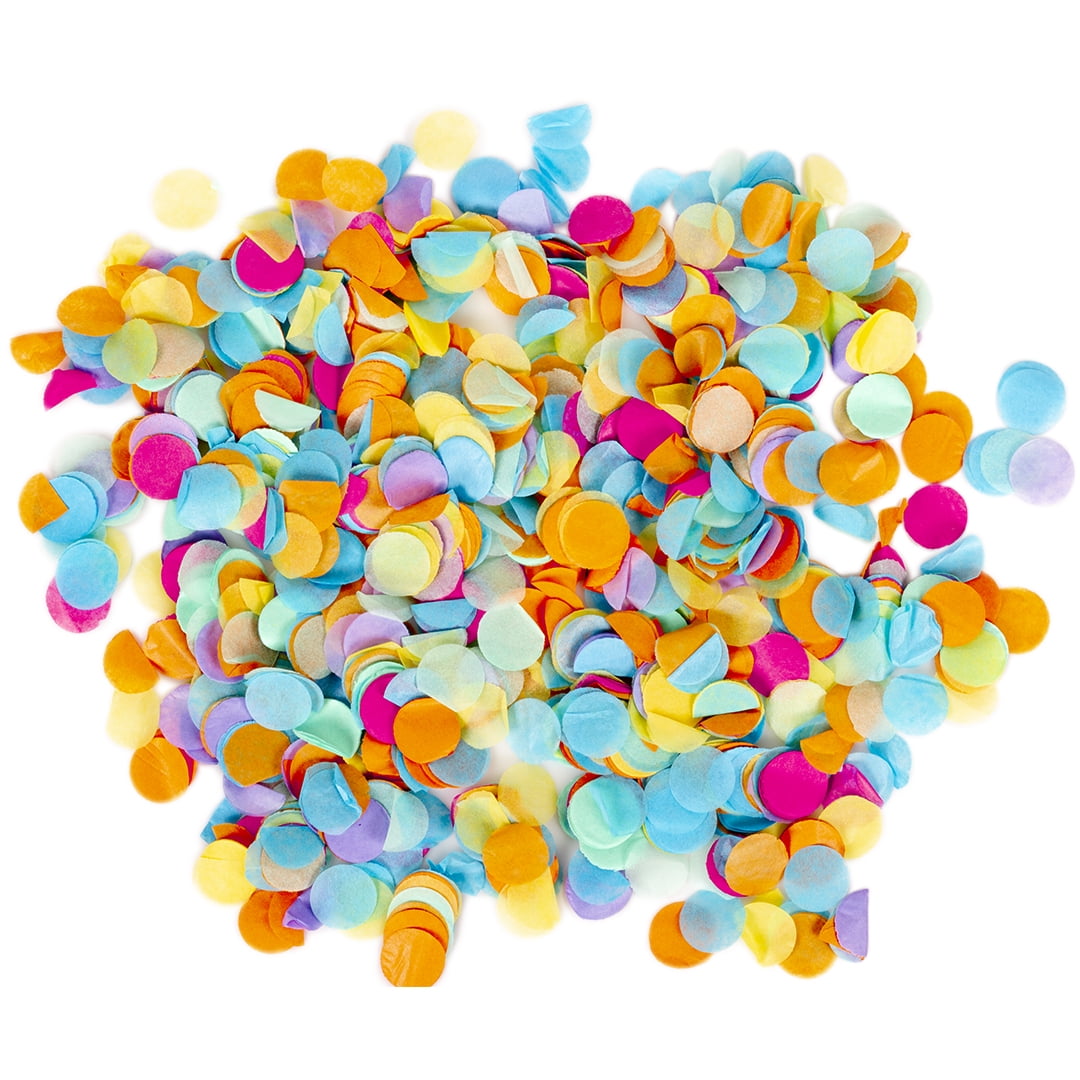 20g Round Circle Tissue Paper Rainbow Themed Party Confetti Dots Table Scatters 