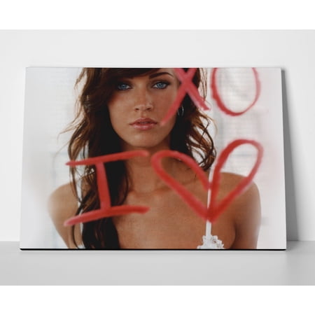Megan Fox Mirror Poster or Wrapped Canvas