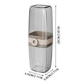 thumbnail image 2 of Porte-brosse à Dents de Voyage 2 en 1 et Gobelet de Rinçage avec Couvercle, Grande Capacité, Design Portable pour le Camping, la Randonnée, les Voyages, 2 of 6