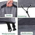 thumbnail image 3 of STARTWO Waterproof Patio Furniture Cover - Tear Proof Large Outdoor Sectional Cover for 14 Seating Table and Chairs, with Windproof Buckles, 3 of 8