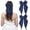 Big-Navy Blue, variant on 2 PCS Double Layer Hair Bows Red Hair Ribbon Clips Ponytail Holder Accessories for Women Girls Toddlers Teens Kids