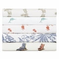 thumbnail image 3 of Tommy Bahama Pen and Ink Palm Sheet Set, King, Indigo, 3 of 3