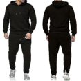 thumbnail image 5 of Ensemble 2 Pcs/ensemble Survêtement D\'entraînement Physique pour Hommes Pantalon de Sport Décontracté Haut Survêtement Ensemble à Capuche -zz, 5 of 5