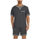 thumbnail image 1 of Camisetas Casuales Elegante Pijama Conjunto Ligero Seco de Manga Corta Y Pantalones Cortos, Ropa de Dormir Cómoda Suave para Relajarse, Correr Y Regalos, 1 of 9
