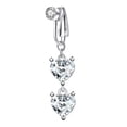 thumbnail image 2 of No-Piercing Belly Button Nail P, Belly Piercing Belly Ring for Women Belly Button Piercing Clip on Belly Button Rings Navel Ring Non Piercing, Umbilical Nail*1, 2 of 6