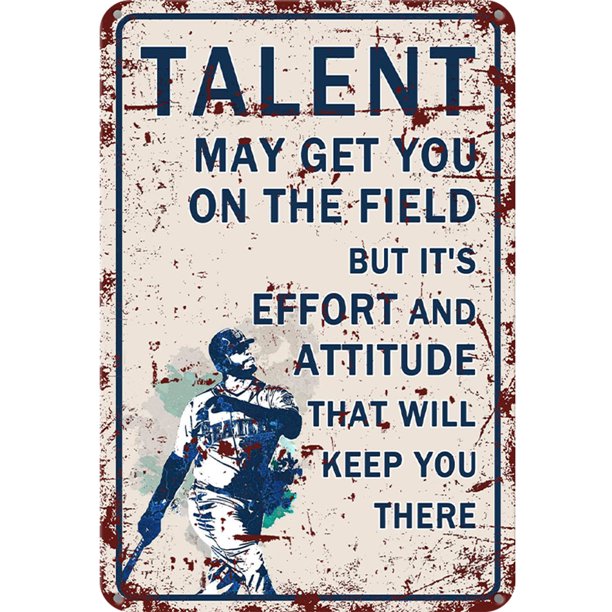 Hojalata Rectangular 20*30cm Serie Personajes Jugador Béisbol Plano