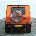 thumbnail image 6 of Salouo Fantasy Colorful Beast Print Spare Tire Cover 14-17 inch Spare Tire Protector Universal Tough Tire Wheel Cover for Trailer SUV and Truck-15 inch, 6 of 6