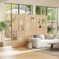 thumbnail image 2 of HOMCOM Cloison Pliante à 6 Panneaux Écran d'Intimité Intérieur Décoration pour la Maison, 2 of 10