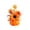 B, variant on RBCKVXZ 4 Styles Pre-Assembled Artificial Pumpkin Floral Arrangement Fall Halloween Thanksgiving Table Centerpiece Sunflower Maple Skull Mantel Party Home Decor Ornament