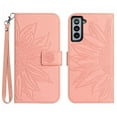 thumbnail image 2 of for Samsung Galaxy S22 Plus Flip Case, Flower Printed PU Leather Magnetic Wallet Case with Stand Holder Flip Cover with Card Slots and Strap Compartment for Samsung Galaxy S22 Plus - Pink, 2 of 11