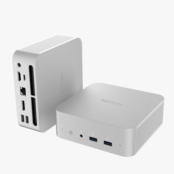 Reatan Intel Silver9 Mini PC Full-Metal Core i9-12900HK 16GB DDR4 512GB SSD 3200 MHz RAM, Mini Gaming Desktop Computers Windows 11 Pro Triple Display, 2.5Gbps LAN, HDMI 2.1, Wi-Fi 6/BT5.2