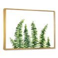 thumbnail image 3 of Designart 'Fern Plant Leaves Detail II' Farmhouse Framed Canvas Wall Art Print, 3 of 5