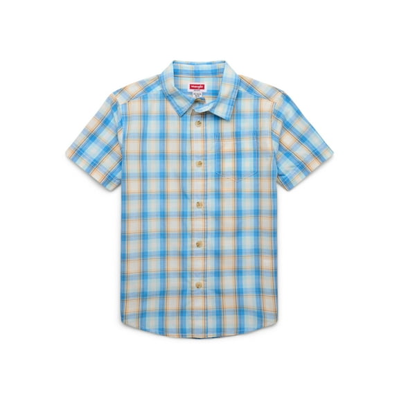 Wrangler Boys Button-Up Short Sleeve Shirt, Sizes 4-16