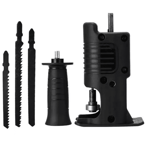 Adaptador de taladro A sierra Recíproca BLOOSOM 10 piezas negro