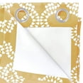 thumbnail image 2 of Driftaway Julianna Geometric Pattern Thermal Insulated Blackout/Room Darkening Grommet Unlined Window Curtains,Set Of Two Panels, Each 52"X96" (Golden Yellow)&Nbsp;, 2 of 6