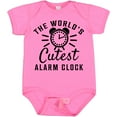 thumbnail image 3 of Inktastic The Worlds Cutest Alarm Clock Boys or Girls Baby Bodysuit, 3 of 5