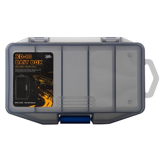 Estuche de almacenamiento multifunción para aparejos de pesca compartimentos de soporte para gancho de cuentas de pesca impermeables accesorios ligeros para equipo de pesca