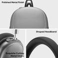 thumbnail image 6 of Srhythm NiceComfort 95 Adaptive Noise Cancelling Headphone Wireless, Blutooth Noise Canceling Headphone with Spatial Audio,Transparency,ENC,HD Sound,Low Latency,Sandstone Black, 6 of 9