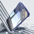 thumbnail image 6 of Decase Shockproof Soft Cover for Samsung Galaxy S25,Transparent TPU+PC Acrylic Protective Military Grade Armor Heavy Duty Protection Phone Back Case for Samsung Galaxy S25,Blue, 6 of 7
