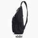 thumbnail image 5 of Bolsa pectoral de tela | Mochila ligera multifuncional | Organizador de gran capacidad | Bolsillo delantero con cremallera | Multiusos para viajes, gimnasio, ciclismo, negocios, actividades al aire, 5 of 7