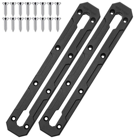 Kayak Track Mount Kayak Rail Track Kayak Low Profile Gear Track Accessories for Fishing Rod Holder Cup Holder Paddle Holders Anchor Cleats (9 in 4 Pieces)