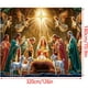 thumbnail image 2 of Bandera Navideña con Dosel Estrellado | Cortina de Terciopelo Color Melocotón con Pinzas y Clavos | Decoración Festiva para El Hogar, La Pared, La Ventana, La Fiesta, Los Eventos Navideños, Etc., 2 of 3