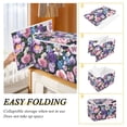 thumbnail image 2 of Yayeee Collapsible Cube Storage Bin with Lid Fabric Closet Decorative Basket with Handles, Pink and Purple Flowers, 2 of 7