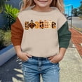 thumbnail image 2 of Big Boys Sweatshirts Cool Graphic Print Crewneck Long Sleeved Sweatshirt Pullover Top ,Size 9-10T , Brown, 2 of 4