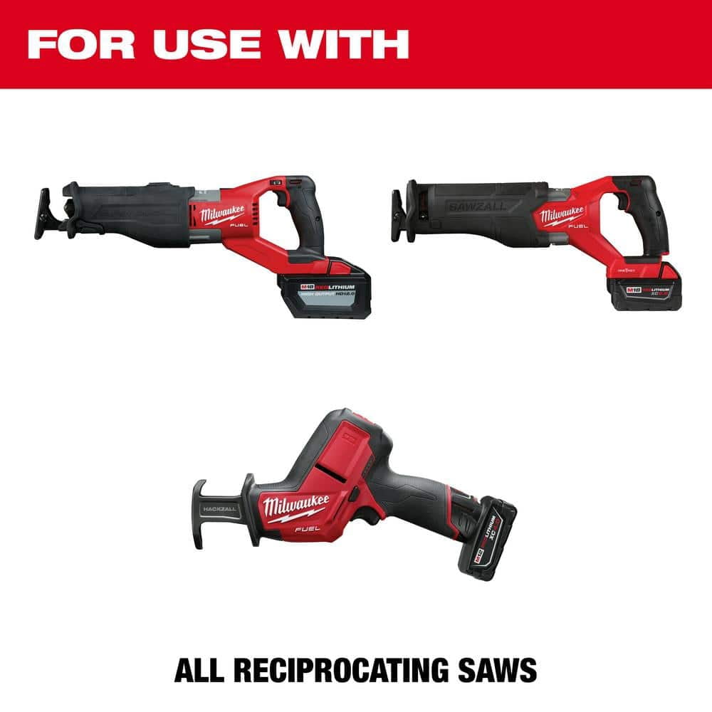Milwaukee Tool 9" Carbide Grit SAWZALL Blade (3 Pk)