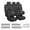 Black, variant on Mixfeer 9 Pcs Car seat cover,5 Seats Non-Slip Breathable Full Set Auto Interior Accessories for Auto Trucks Van SUV,Gray