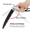 thumbnail image 3 of Amdohai 8 Inch Folding Saw with Hard Teeth Ergonomic Handles Extra Long, 3 of 9
