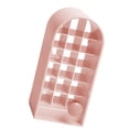 thumbnail image 3 of 18 espacios lápiz labial de almacenamiento rack Castillo moldeo a prueba de polvo ABS lápiz labial organizador para maquillaje cosméticos rosa, 3 of 5