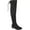 Black Faux Suede, variant on Journee Collection Womens Mount Closed Toe Over Knee Fashion Boots