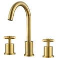 thumbnail image 1 of Ancona Prima 3 Widespread Bathroom Faucet in Brushed Titanium Gold, 1 of 7