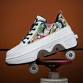 thumbnail image 1 of Zapatillas de deporte con ruedas, zapatos deformables para mujer, zapatos de Parkour, cuatro ruedas, patines para hombres, regalos de cumpleaños para niños, 1 of 4