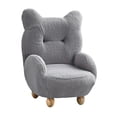 thumbnail image 2 of Sillón De Lectura Taburete Silla Para Niños Sillón Para Dormitorio Sala De Espera Balcón Gris, 2 of 8