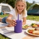 thumbnail image 4 of Cats Cup Kids Silicone Learning Cup With Lid Straw Cup Drinking Cup Baby Spill Proof Shatterproof Silicone Water Cup, 4 of 6