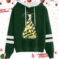 thumbnail image 2 of WILLBEST Sudaderas de Mujer Sudadera con Capucha con Cordón y Estampado Navideño Informal para Mujer 90 Grande, 2 of 3