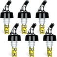 thumbnail image 1 of Automatic Measured Bottle Pourer - Quick Shot Spirit Measure Pourer Drinks Wine Cocktail Dispenser Home Bar Tools (yellow 6 pack), 1 of 6