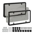 thumbnail image 3 of Universal Frame, Number Plate, with Screws, 6Inchx12inch Auto Accessory for Auto Front and Rear Car Tags Vehicles , Gray Grey, 3 of 7