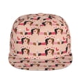 thumbnail image 2 of Fotbe Dachshund Couple Flat Bill Visor Cap Classic Snapback Hat Polyester Foam Trucker Hat Trucker Cap Adjustable Baseball Cap, 2 of 9