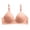 Beige, variant on Gyexs Women's Push Up Wireless Bra Support Comfort No Underwire Bralette Everyday Wear Underwear Jelly Bras for Women, Red, Size 38