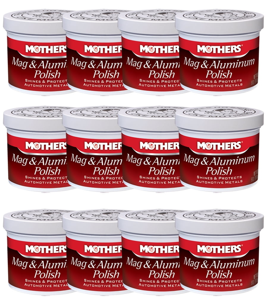 Mothers 0510012 Mag & Aluminum Polish 5 oz., (Pack of 12)