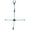 blue, variant on AME Recurve Bow Stand,Fiber Glass Lightweight Bow Holder Rack for Longbow Takedown Bow(silver)
