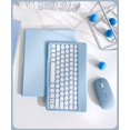 thumbnail image 1 of Funda con teclado y ratón para iPad Pro 11 4.ª generación 2022, color azul cielo, 1 of 6