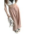 thumbnail image 6 of LLYwey Stretchy Dress Pants for Women Ladies' Flowing Suit Pants with High Waist Straight Leg Pants New Full Length Pants Trousers Regular Fitted Pinks S, 6 of 7