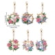 thumbnail image 4 of (YSK030) Llavero Con DIY (diamante Forma Especial Doble Cara) 6 Uds Timón Flores, 4 of 9