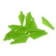 thumbnail image 3 of Juego de 12 plumas de flecha de 5 colores para caza con arco y flechas. Verde, 3 of 9